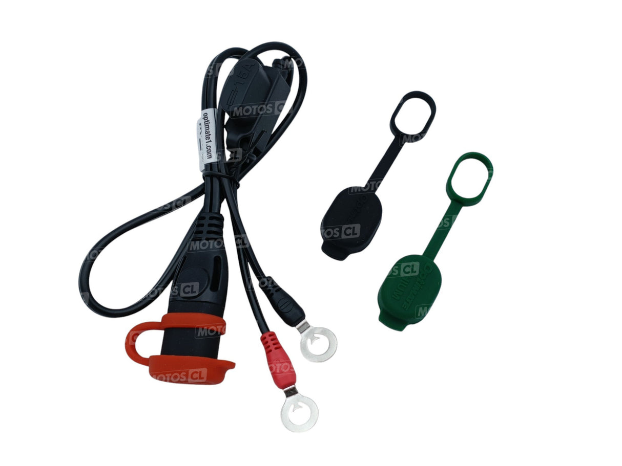 CÂBLE SUPPLEMENTAIRE POUR CHARGEUR OPTIMATE COSSE ØM6 ET ØM8 AVEC CONNECTEUR ÉTANCHE / ROSAE71