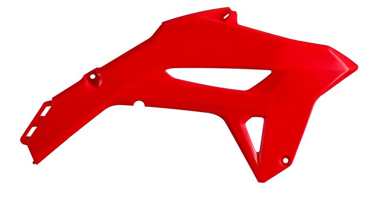 OUIES DE RADIATEUR POUR HONDA CRF250R 2022 À 2024-CRF250RX ENDURO 2024-CRF450R ET CRF450RX ENDURO 2021 À 2024 COULEUR ROUGE POLISPORT / RP8474900001