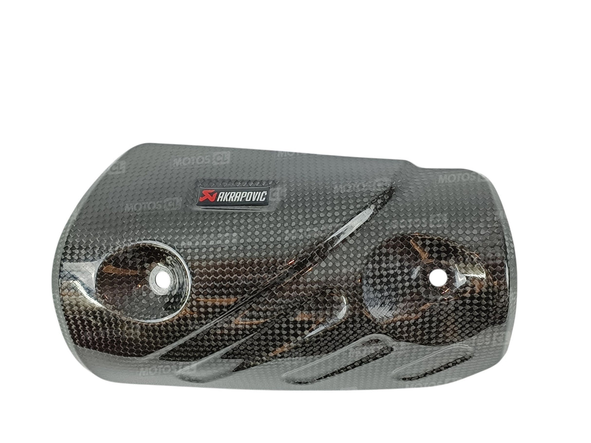 PARE CHALEUR AKRAPOVIC CARBONE KAWASAKI ZZR1400 DROIT 2012 A 2024 / RAP-HSK14SO1R