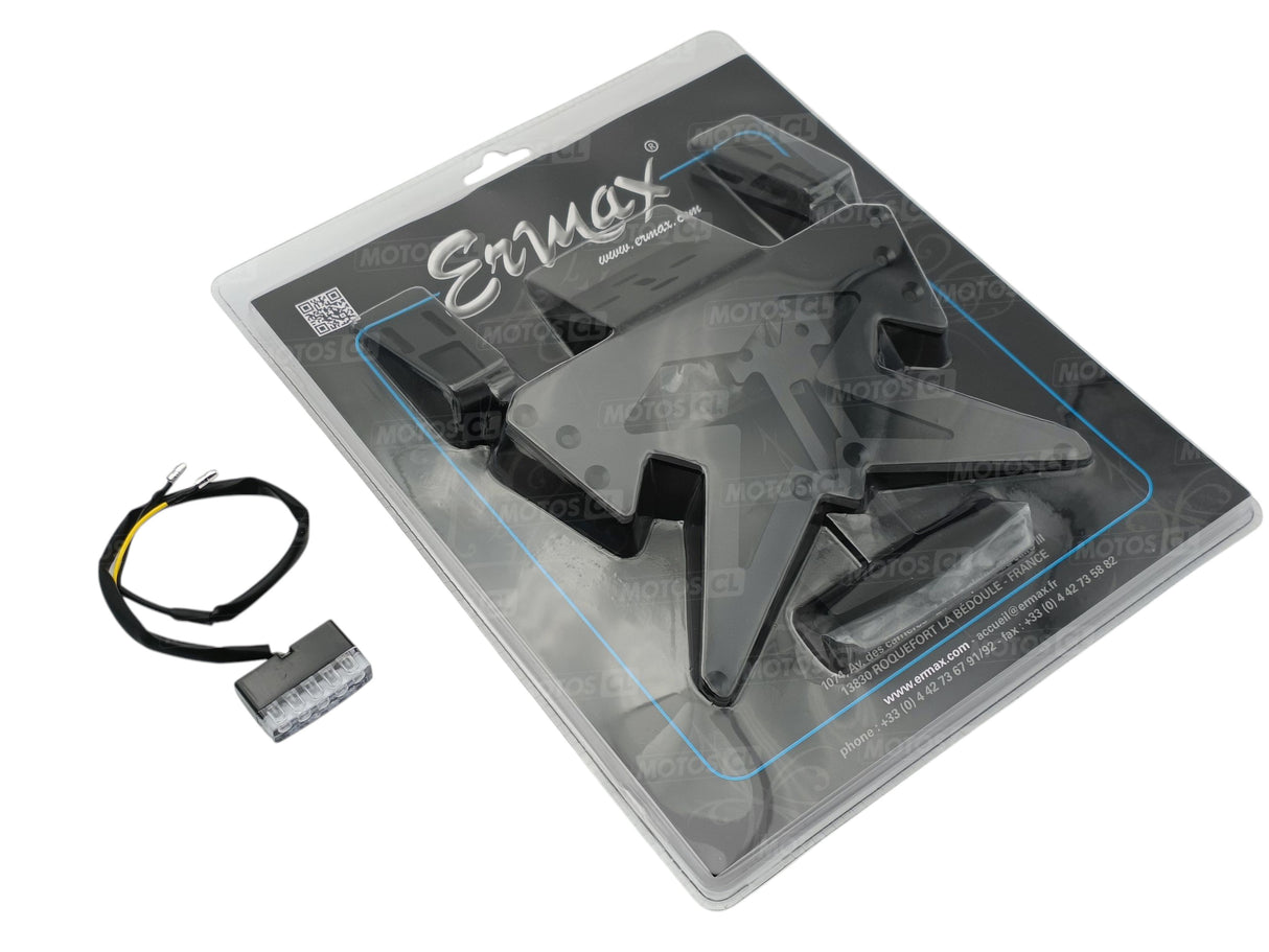 PASSAGE DE ROUE ET SUPPORT DE PLAQUE SUZUKI 1400GSX 2001 À 2007 NOIR YAY ERMAX / RE770418049