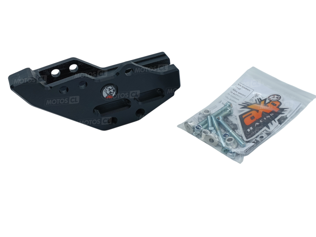 PATIN DE GUIDE CHAÎNE RENFORCÉ COMPLET AXP NOIR POUR HONDA CRF250R-CRF250RWE-CRF250RX ENDURO-CRF450R-CRF450RWE-CRF450RX ENDURO-CRF450L-CRF450RL / RAAX1632