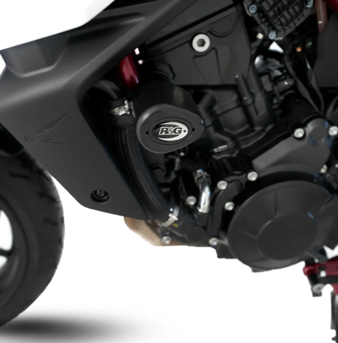 TAMPONS DE PROTECTION HONDA CB750 HORNET 2023 À 2024 AÉRO R&G RACING / RRCP0550BL