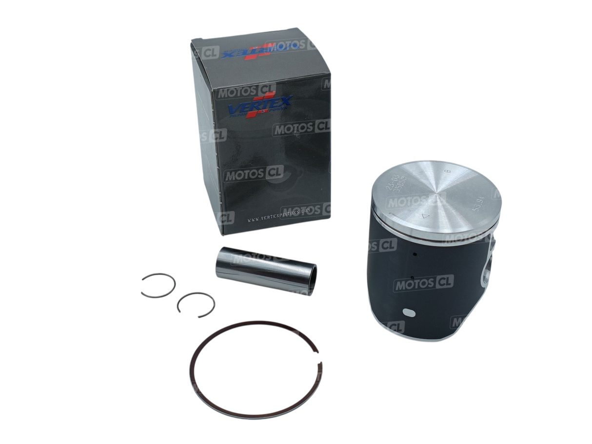 KIT PISTON COMPLET VERTEX COULÉ Ø53,94MM CÔTE B POUR FANTIC 125XX-XE 2021 À 2022 ET YAMAHA 125YZ 2005 À 2021 / RV23119B