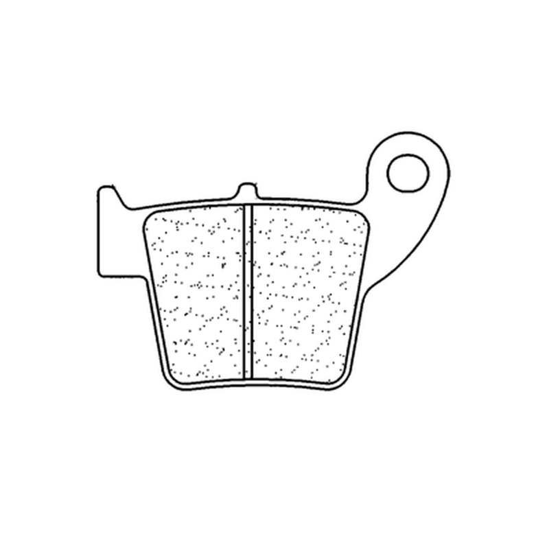 PLAQUETTES DE FREIN ARRIÈRE CL BRAKES MÉTAL FRITTÉ MOTOCROSS ENDURO APRILIA-HM-HONDA / RC1076X59
