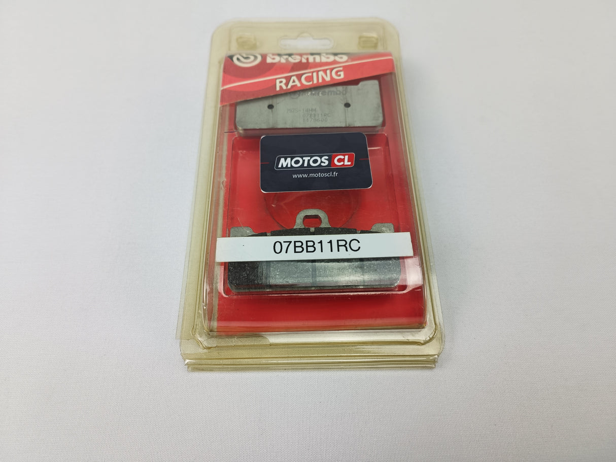 PLAQUETTES DE FREIN AVANT BREMBO RACING RC CARBONE CÉRAMIQUE POUR ÉTRIER TAILLÉ MASSE USAGE CIRCUIT UNIQUEMENT / 07BB11RC