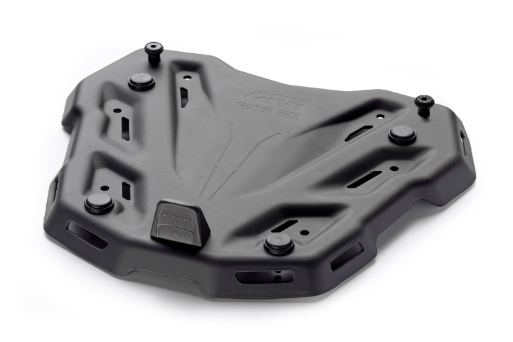 PLATINE MONOKEY EN ALUMINIUM 3MM ANODISÉ NOIR SATIN GIVI / RGM9B