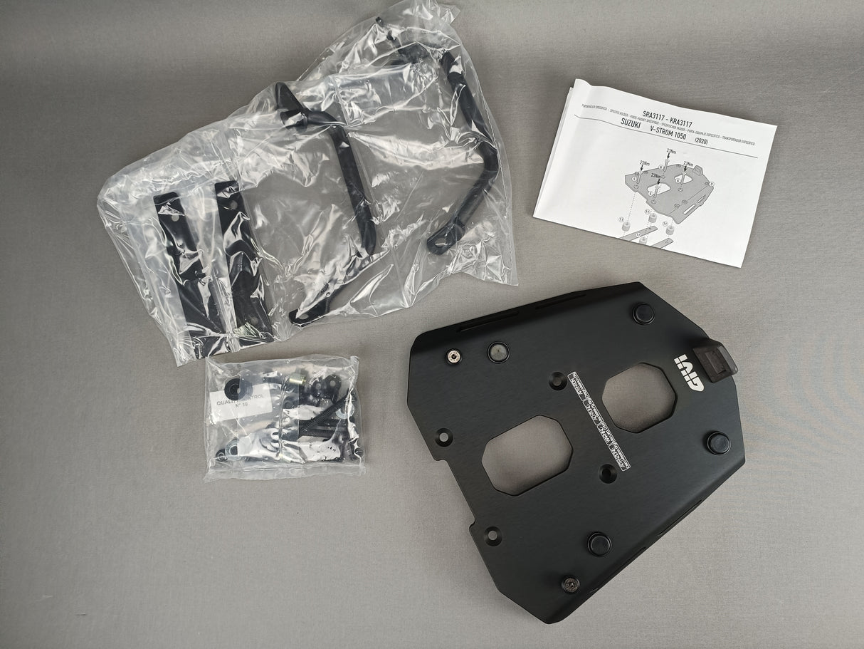 SUPPORT TOP CASE ALU GIVI MONOKEY V-STROM 1050 SE XT ET V-STROM 1050 DE SUZUKI / RGSRA3117