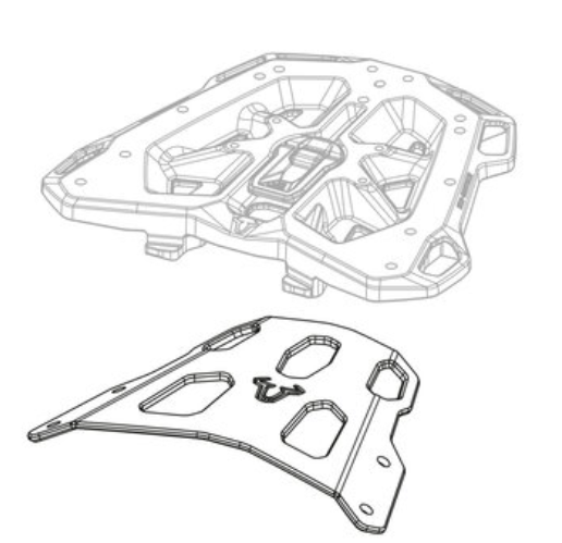 PORTE BAGAGES CB500X CB500F CBR500R SW MOTECH / RSGPT.01.373.16000/B