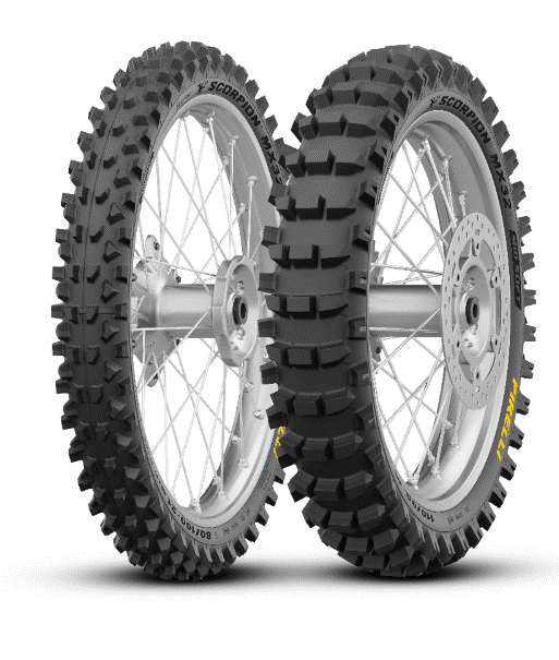 PNEU ARRIÈRE PIRELLI SCORPION MX32 MID SOFT NEW 110/90X19NHS 62M / RP4574900