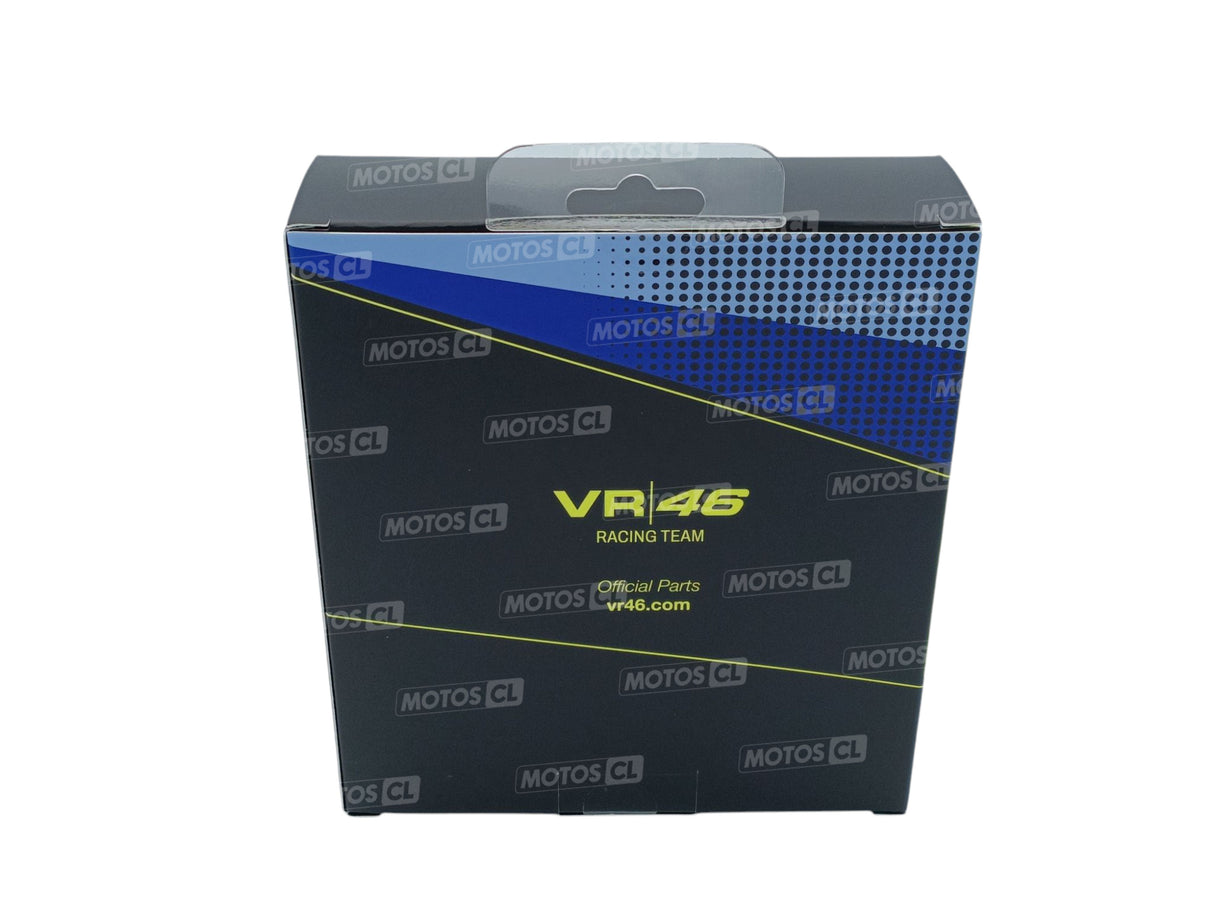 POIGNEES VR46 RACING GRIP DIAMETRE 22MM LONGUEUR 120MM NOIR-JAUNE FLUO BARRACUDA / RBN1026-B-VR46