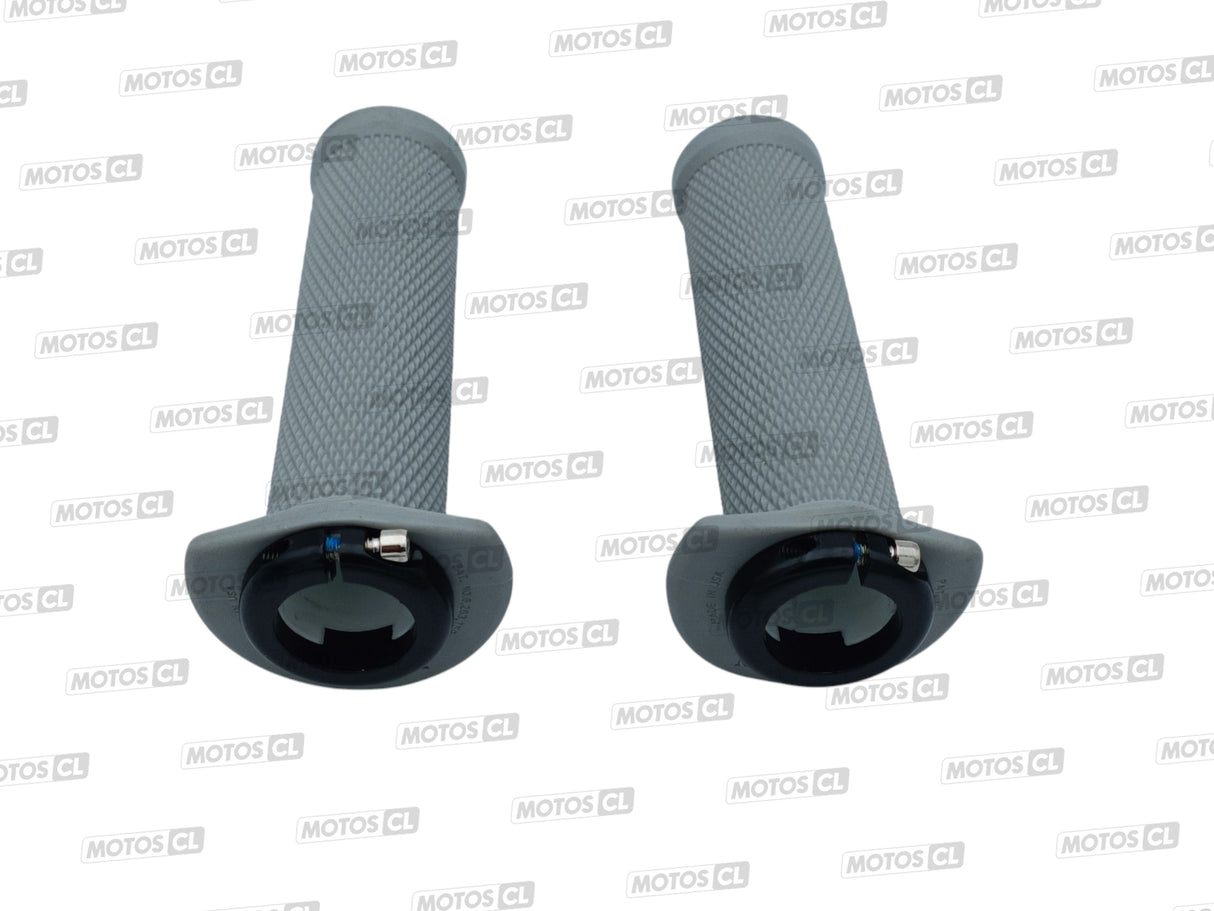 POIGNÉES ODI RUFFIAN 2.1 LOCK-ON DIAMETRE 22MM LONGUEUR 125MM GRISE POUR QUAD-JETSKI-VÉLO-TROTINETTE / ROJ33RFG-B