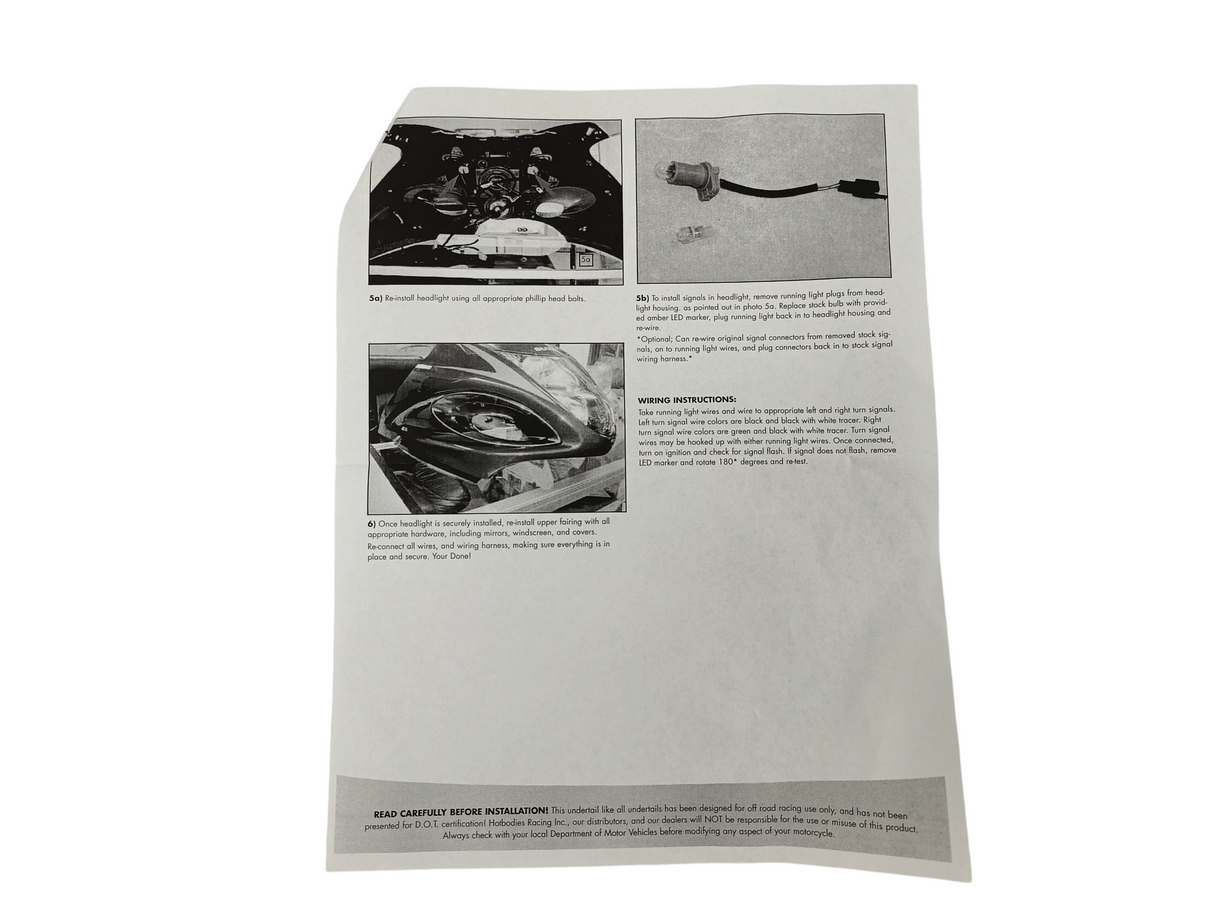 PRISE D'AIR SUZUKI HAYABUSA 1300GSXR 2008 À 2016 TRANSPARANT FUMÉ HOTBODIES / RH0521-0672