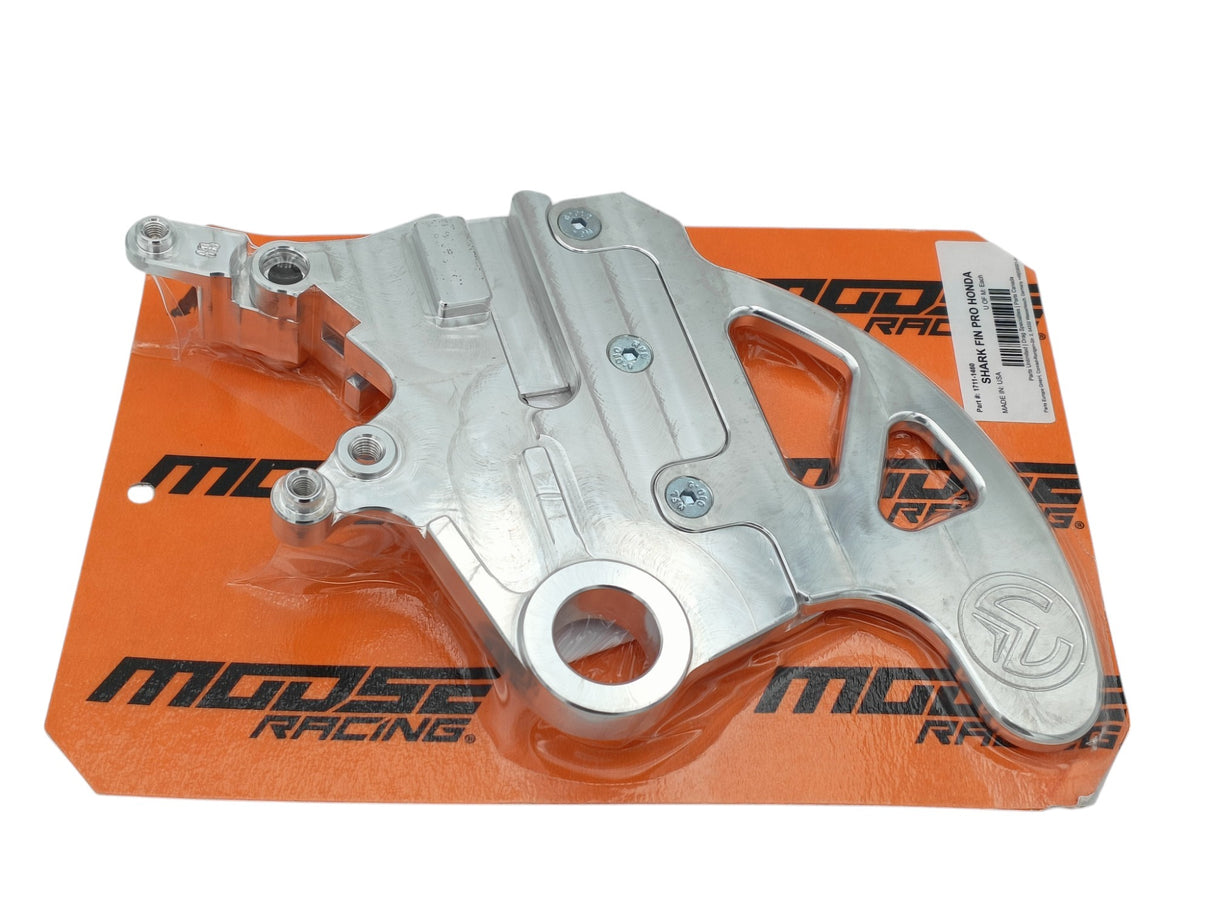 PROTECTION DISQUE DE FREIN ARRIÈRE ET PATTE SUPPORT ÉTRIER EN ALUMINIUM HONDA CRF250R-CRF250R WE-CRF250RX ENDURO-CRF450R-CRF450R WE-CRF450L-CRF450RL-CRF450RX ENDURO MOOSE RACING OFFROAD / RM1711-1460