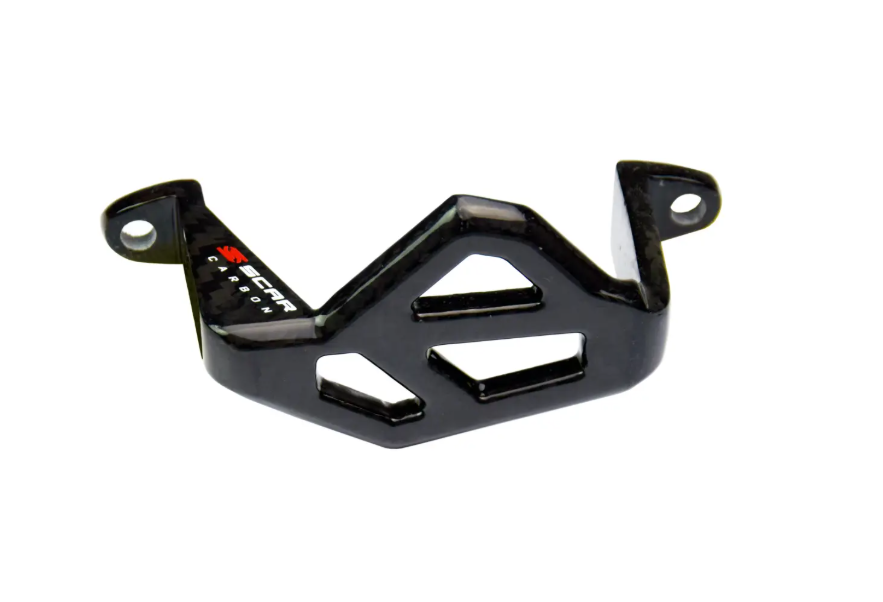 PROTECTION D'ÉTRIER ARRIÈRE SCAR EN CARBONE POUR FANTIC XX125-XX250-XXF250-XXF450 ET YAMAHA YZ125-YZ250-YZ250X-YZF250-YZF250X-YZF450-WRF250-WRF450 / RSCRCG101