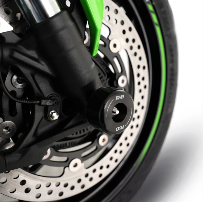 PROTECTION DE FOURCHE KAWASAKI ZX4R ET ZX4RR 2023 À 2025 R&G RACING / RRFP0241BK