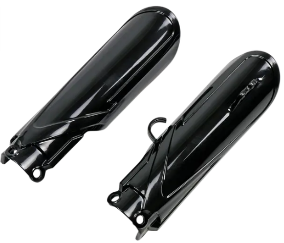 PROTECTIONS TUBES DE FOURCHE UFO POUR YAMAHA 65YZ 2018 À 2026 COULEUR NOIR / RUYA04870-001