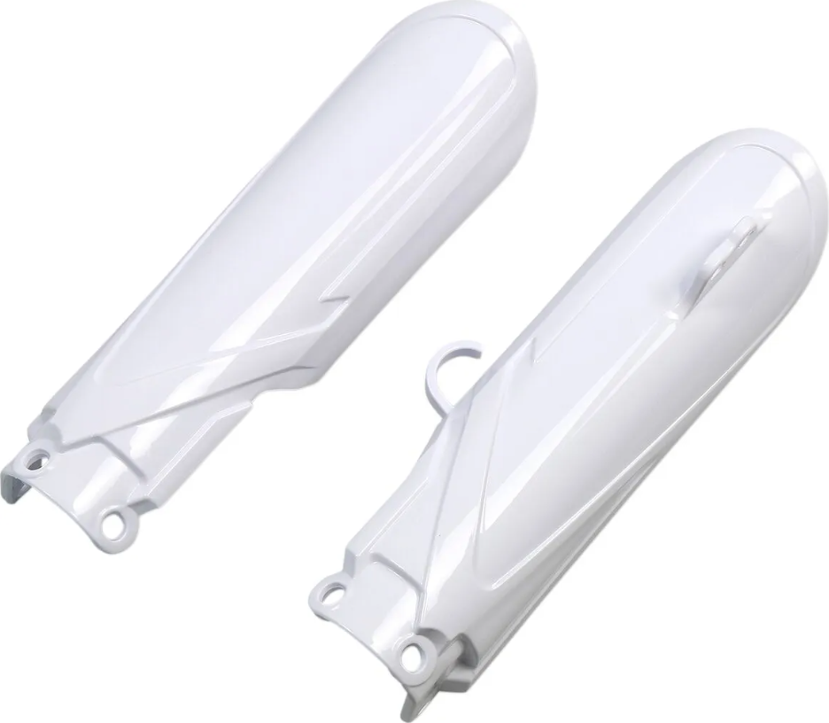 PROTECTIONS TUBES DE FOURCHE UFO POUR YAMAHA 65YZ 2018 À 2026 COULEUR BLANC / RUYA04870-046