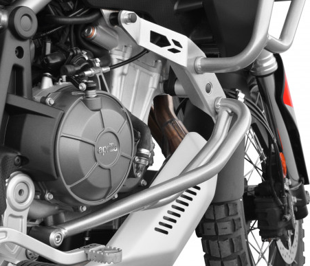 PROTECTION TUBULAIRE AVANT INTÉGRALE TOP BLOCK POUR TUAREG 660 2022 À 2024 APRILIA / RTPRATA11