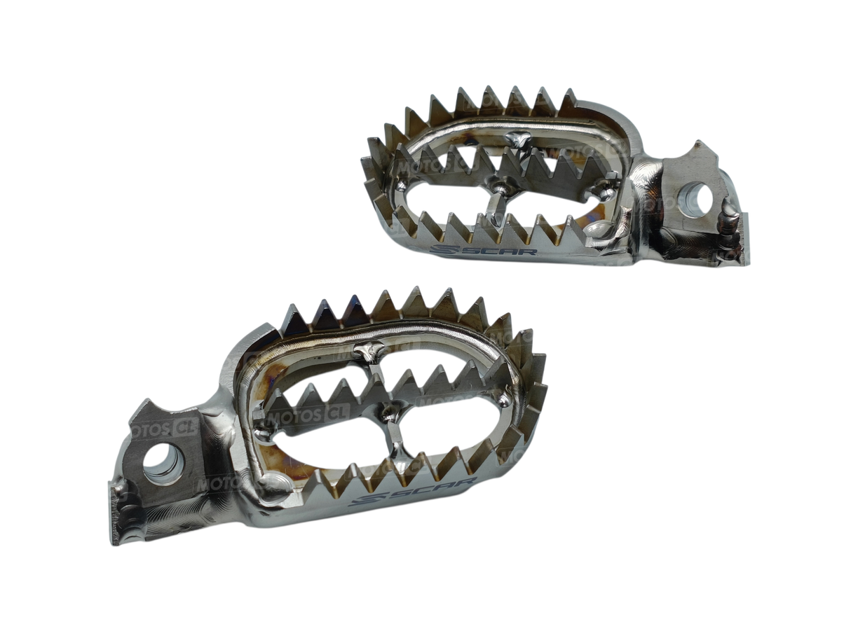 REPOSE-PIEDS EN TITANE SCAR FANTIC XX125 XX250 XXF250 XXF450 XE125 XEF250 XEF450 XEF RALLY -GASGAS EC-RIEJU MR MP-TM RACING EN MX SM-YAMAHA YZ65 YZ80 YZ85 YZ125 YZ125X YZ250 YZ250X YZF250 YZF250X YZF400 YZF426 YZF450 YZF450X WR250F WR450F TÉNÉRÉ / RSS1516