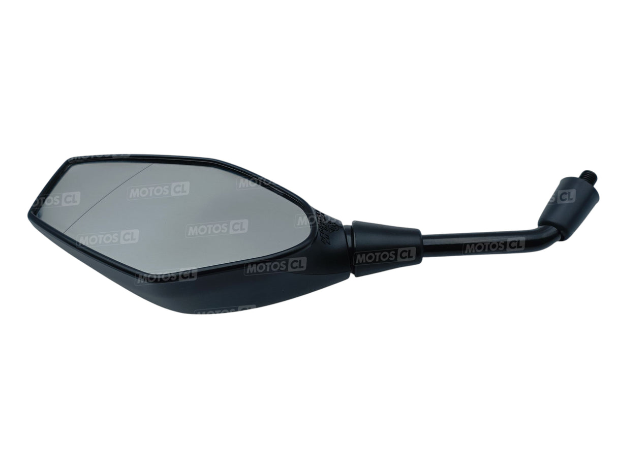 RÉTROVISEUR CHAFT DROIT SAFETY NOIR HOMOLOGUÉ Ø10MM / RCIN346