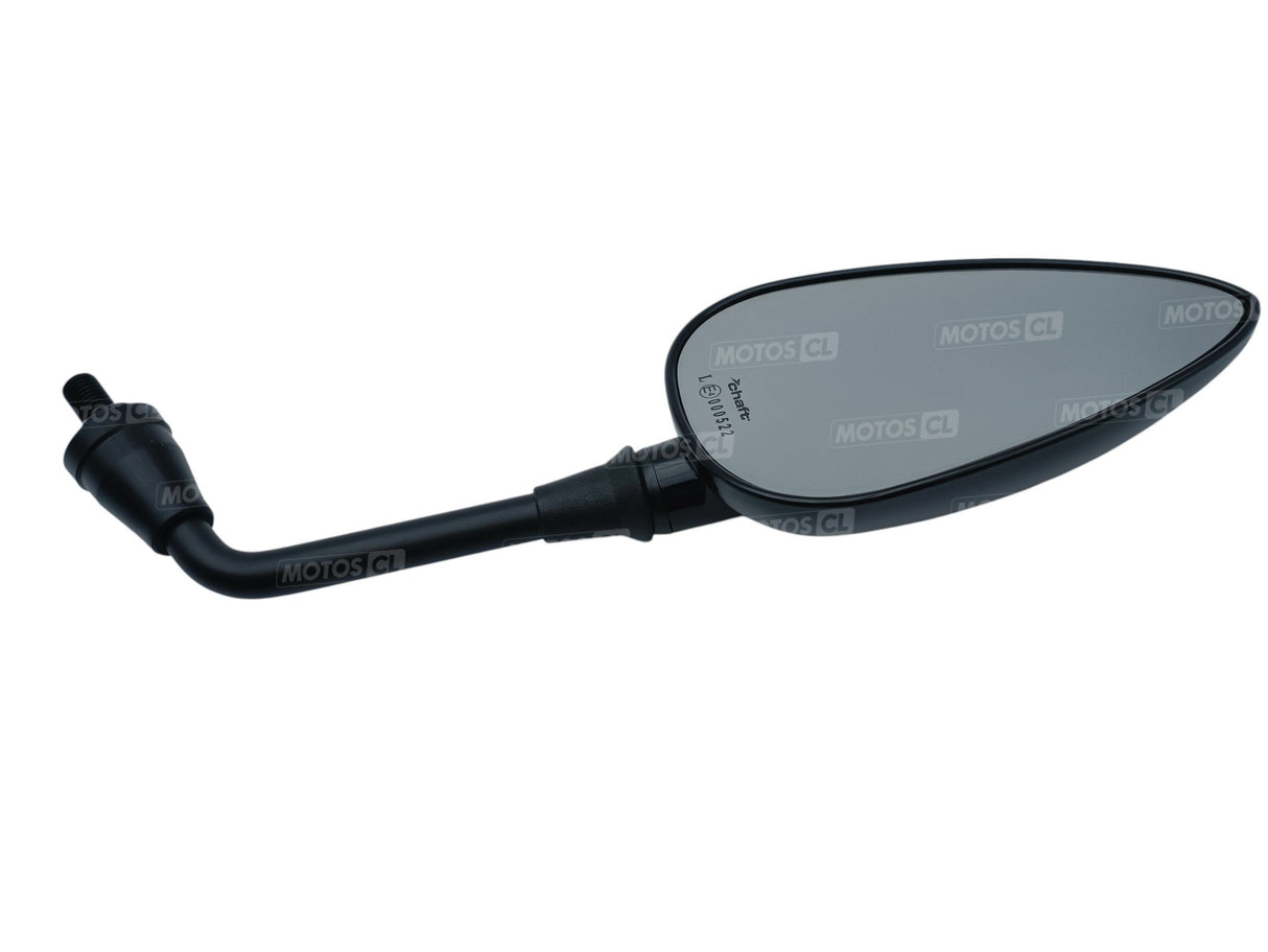 RÉTROVISEUR CHAFT BUNNY NOIR BRILLANT HOMOLOGUÉ Ø10MM / RCIN08