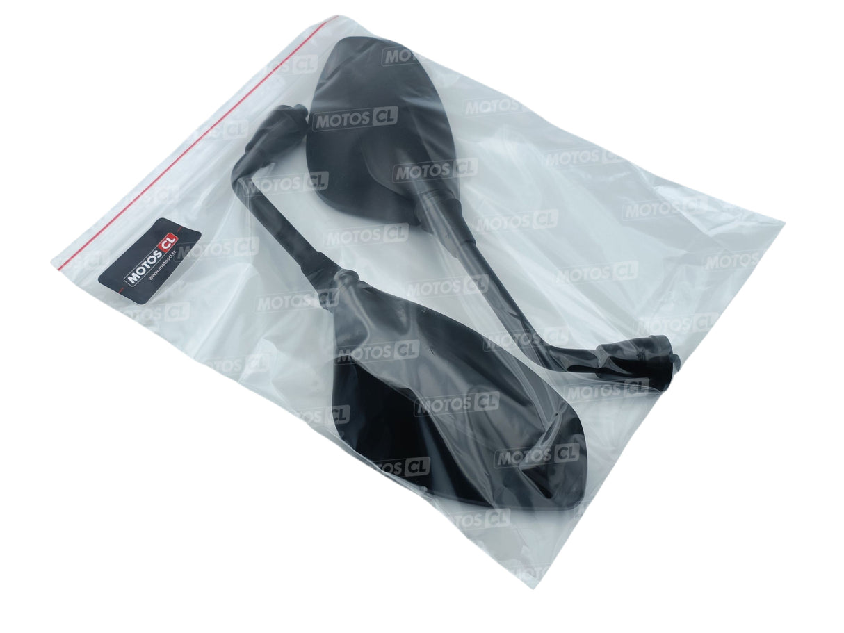 RÉTROVISEURS CHAFT DREAMER NOIR HOMOLOGUE RÉVERSIBLE 10MM LA PAIRE / RCIN1009