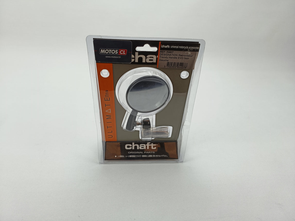 RÉTROVISEUR CHAFT TRENDY EMBOUT DE GUIDON COTE GAUCHE / IN407