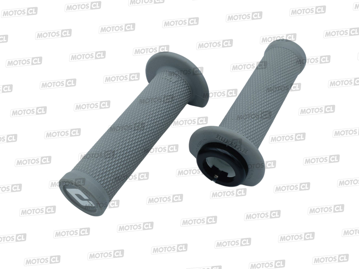 POIGNÉES ODI RUFFIAN 2.1 LOCK-ON DIAMETRE 22MM LONGUEUR 125MM GRISE POUR QUAD-JETSKI-VÉLO-TROTINETTE / ROJ33RFG-B