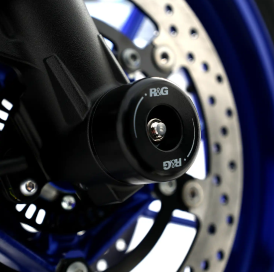 PROTECTION DE FOURCHE YAMAHA MT07 2021 À 2024-TRACER 7 2021 À 2023-TRACER 7 GT 2021 À 2023-XSR 700 2022 À 2024 R&G RACING / RRFP0258BK