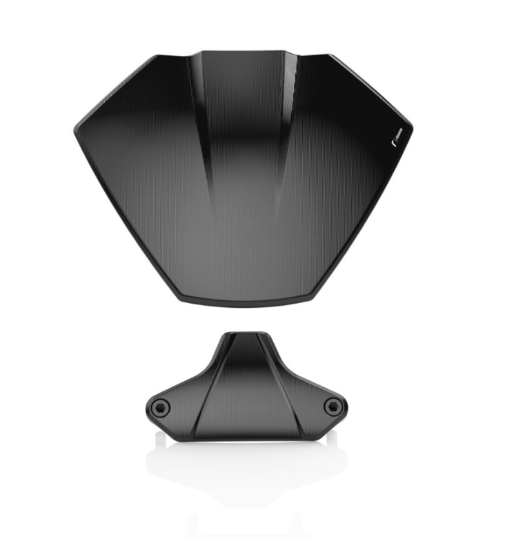 SAUTE-VENT ET COUVERCLE DE PHARE RIZOMA EN ALUMINIUM POUR DUCATI DIAVEL V4 2023 À 2026 / RRZDM166B