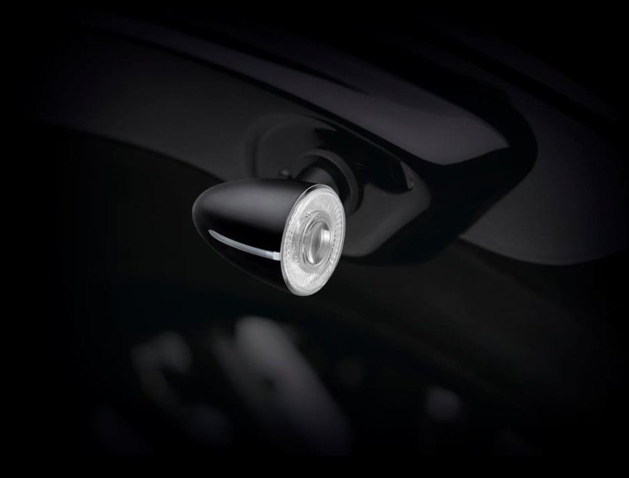 CLIGNOTANT RIZOMA LED IRIDE HOMOLOGUÉ ANODISÉ NOIR / RRFR160B