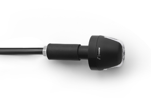 CLIGNOTANT RIZOMA LED SGUARDO EMBOUT DE GUIDON NOIR HOMOLOGUÉ / RRFR060B