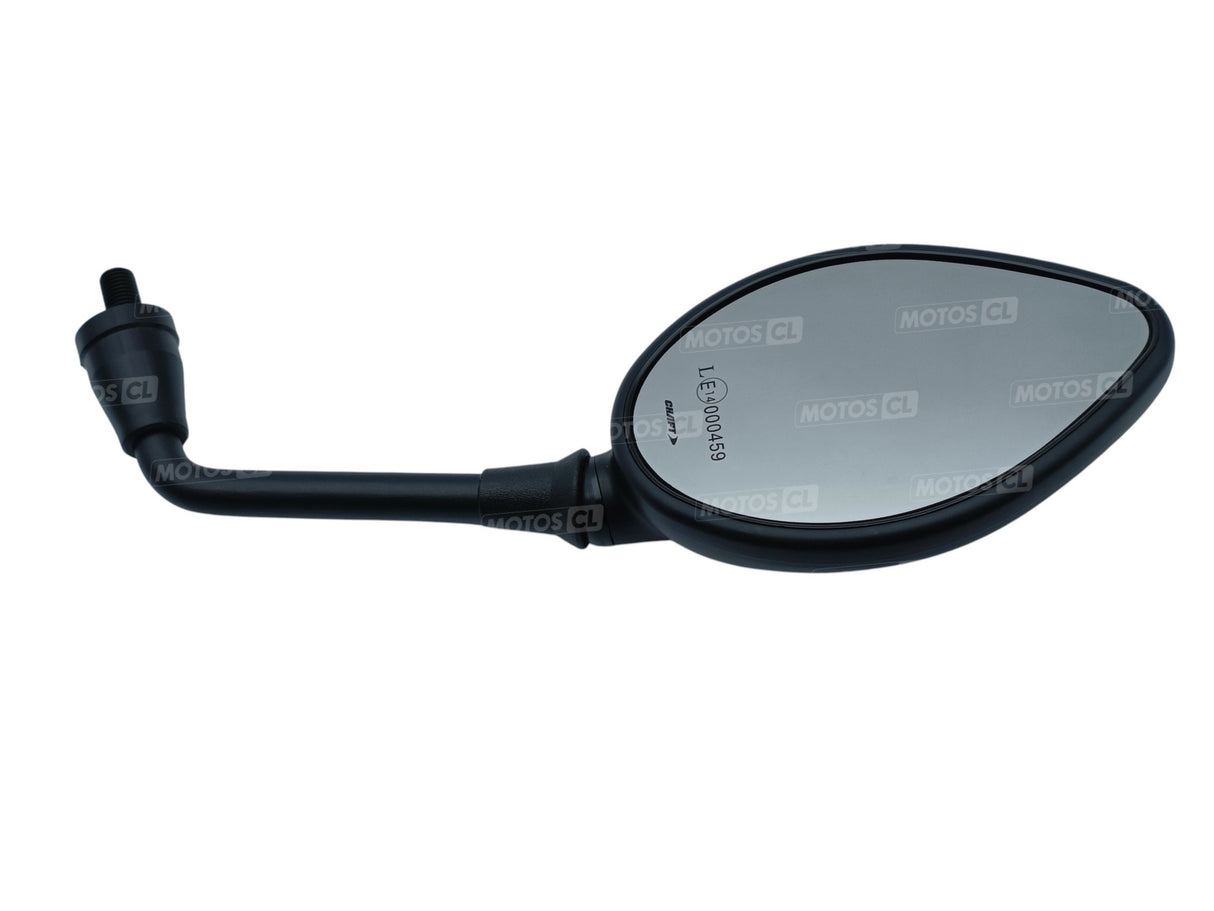 RÉTROVISEUR CHAFT EARLY NOIR ET GRIS HOMOLOGUÉ Ø10MM / RCIN106