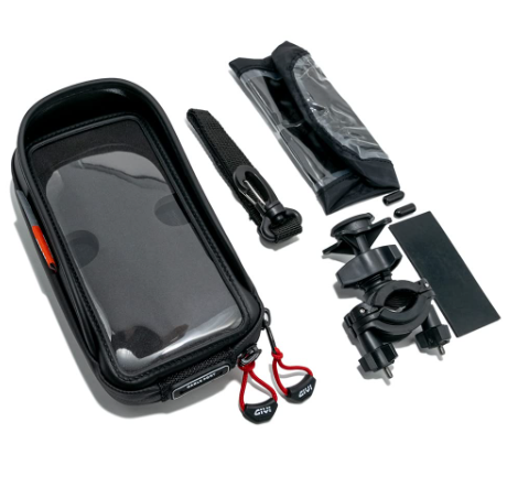 SACOCHE DE TÉLÉPHONE UNIVERSELLE AVEC FIXATION POUR MOTO SCOOTER QUAD VÉLO GIVI / RGS957B
