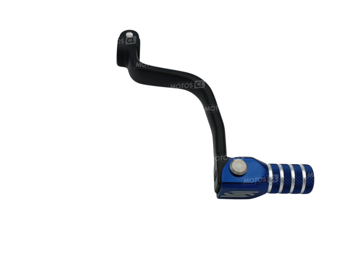 SELECTEUR DE VITESSE SCAR EN ALU ANODISÉ NOIR ET BLEU 65YZ-80YZ-85YZ YAMAHA / RSGSL408