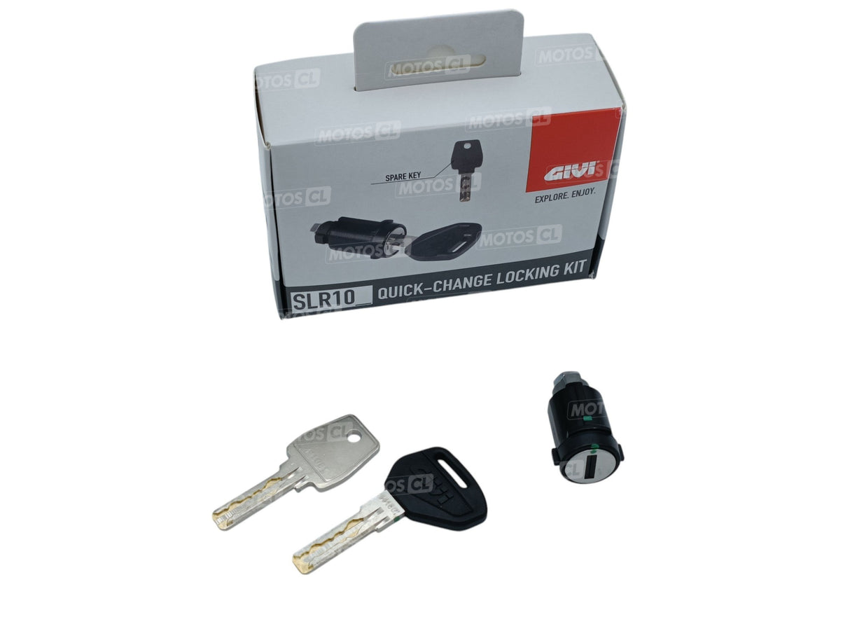KIT 1 X SERRURE SMART SECURITY LOCK ET CLÉS POUR TOP CASE OUTBACK EVO GIVI / RGSLR101