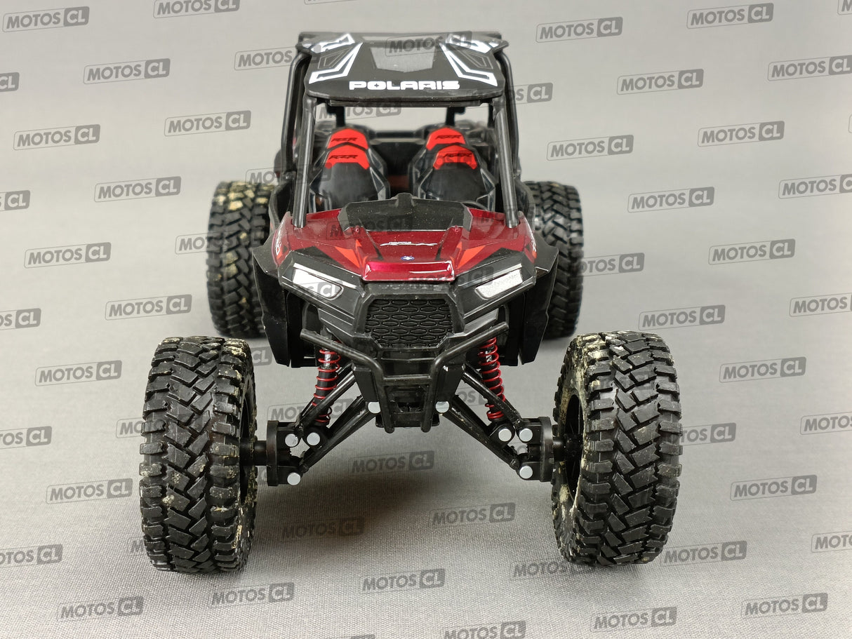 MINIATURE SSV POLARIS RZR XP900 2 ROUGE 1/18ÈME / RN085-57976R