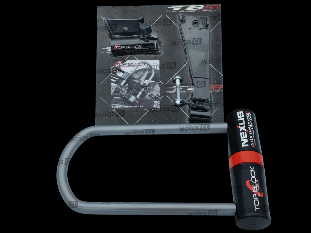 SUPPORT ANTIVOL U NEXUS SPÉCIFIQUE YAMAHA MT-07 TOP BLOCK / RTSUTB_Y31