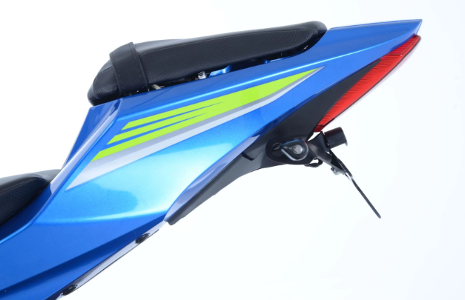 SUPPORT DE PLAQUE SUZUKI GSX-R 1000 2017 À 2021 ET GSX-R 1000R 2017 À 2021 R&G RACING / RRLP0222BK