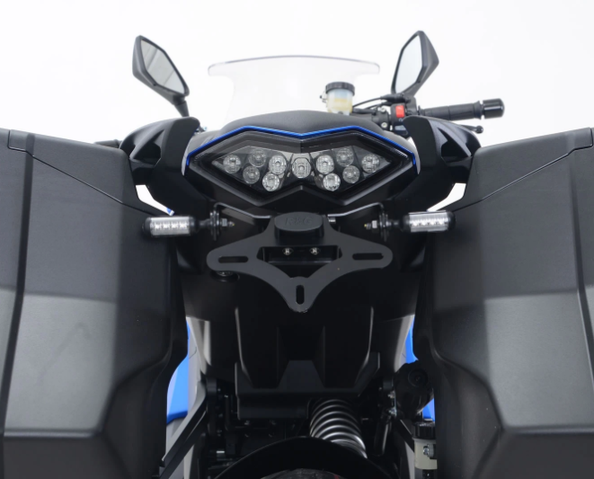 SUPPORT DE PLAQUE KAWASAKI Z1000SX 2014 À 2019 R&G RACING / RRLP0192BK