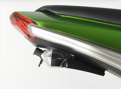 SUPPORT DE PLAQUE KAWASAKI Z1000SX 2011 À 2016 R&G RACING / RRLP0164BK