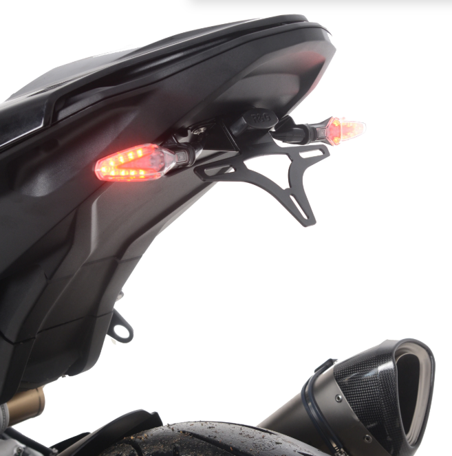 SUPPORT DE PLAQUE BMW S1000RR 2023 À 2024-M1000R 2023 À 2024-M1000RR 2023 À 2024 R&G RACING / RRLP0353BK