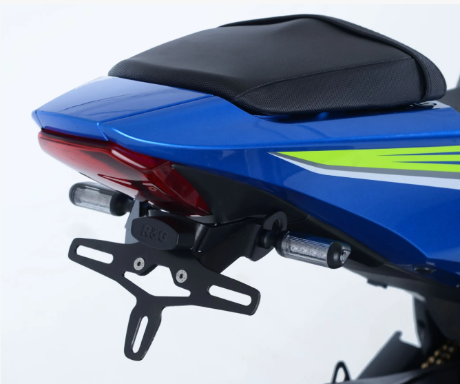 SUPPORT DE PLAQUE SUZUKI GSX-R 1000 2017 À 2021 ET GSX-R 1000R 2017 À 2021 R&G RACING / RRLP0222BK