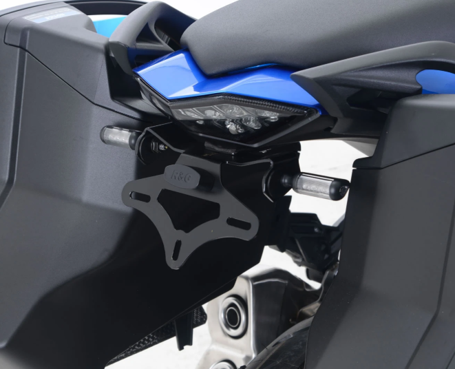 SUPPORT DE PLAQUE KAWASAKI Z1000SX 2014 À 2019 R&G RACING / RRLP0192BK