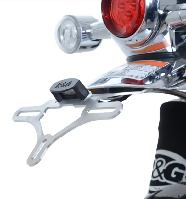 SUPPORT DE PLAQUE HONDA 125 MONKEY R&G RACING / RRLP0259SI