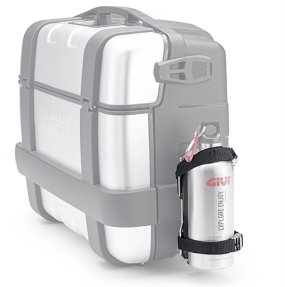 SUPPORT UNIVERSEL POUR GOURDE THERMOS GIVI OU AUTRE DE Ø21 À 25MM / RGE199