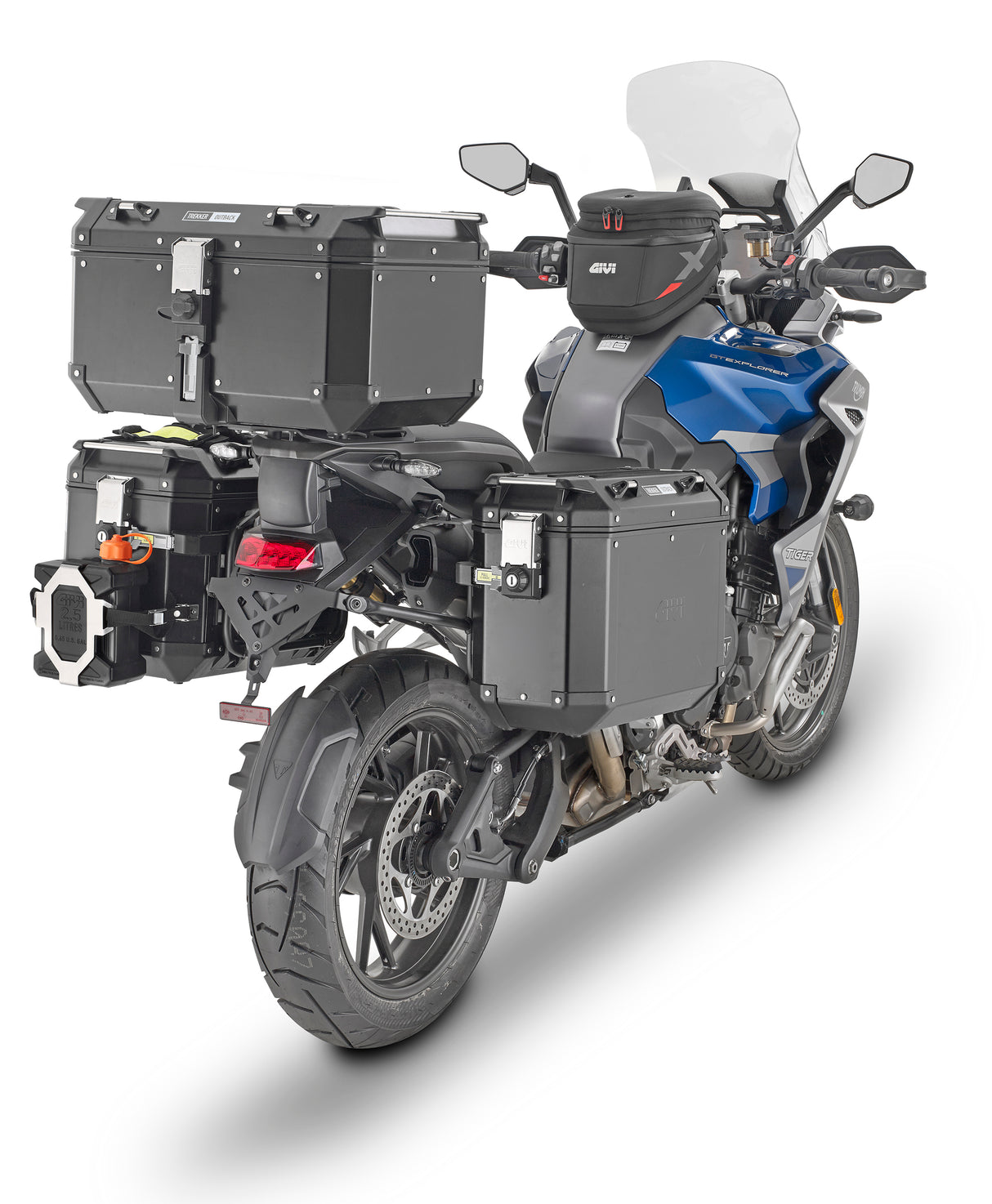 SUPPORT TOP CASE ALU GIVI MONOKEY TIGER 1200GT-1200GT PRO-1200GT EXPLORER-1200 RALLY EXPLORER 2022 À 2024 / RGSRA6422