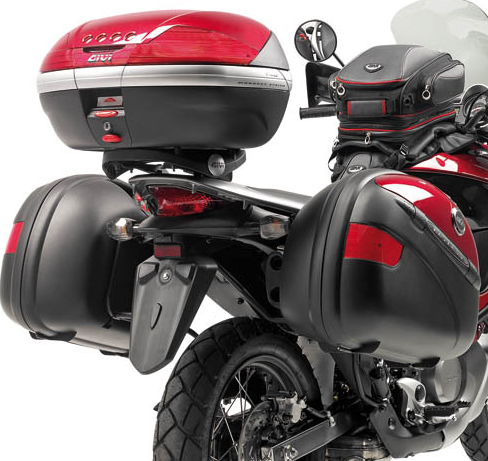 SUPPORT TOP CASE GIVI MONOKEY 700 TRANSALP 2008 À 2013 HONDA / RGE225