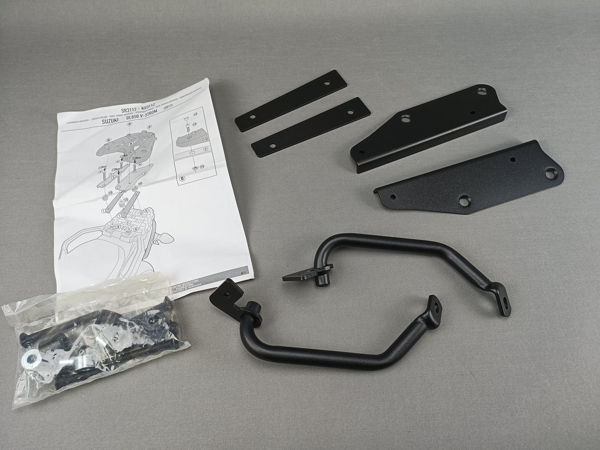 SUPPORT TOP CASE GIVI DL650 V-STROM 2017 À 2024 ET DL1000 V-STROM 2017 À 2019 SUZUKI / RGSR3112