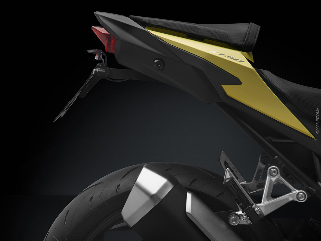 SUPPORT DE PLAQUE HONDA CB750 HORNET 2023 À 2025 HOMOLOGUÉ RIZOMA / RRPT123B